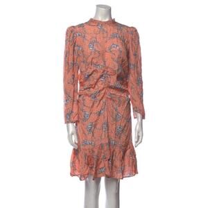 byTiMo Delicate Gathers Dress Floral Pink Size L